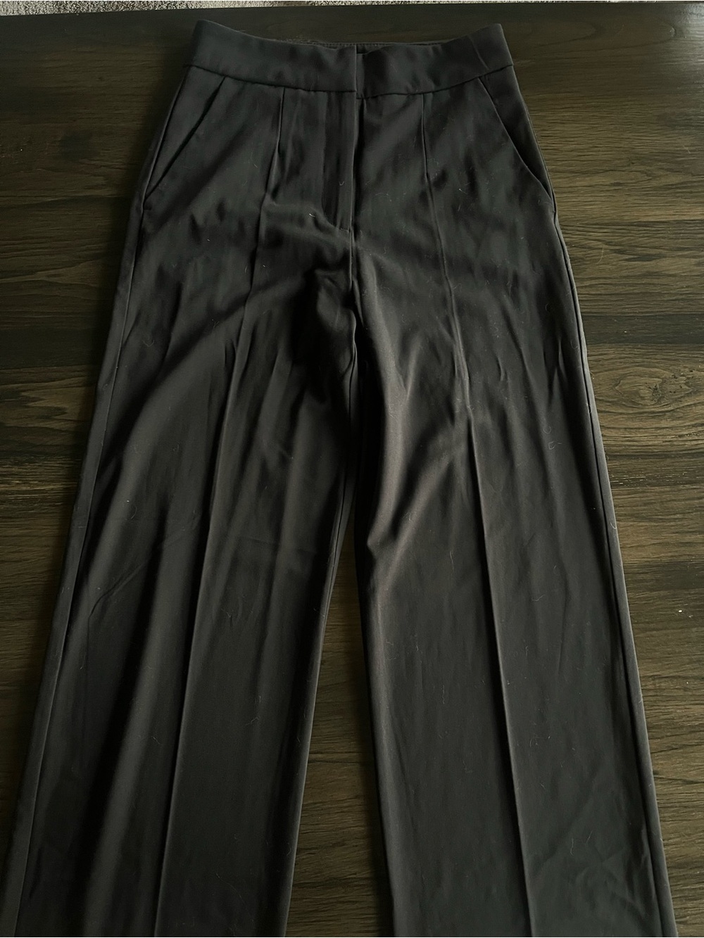 Dynamite Black Wide-Leg Dress Pants